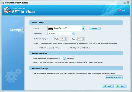 PowerPoint to video converter