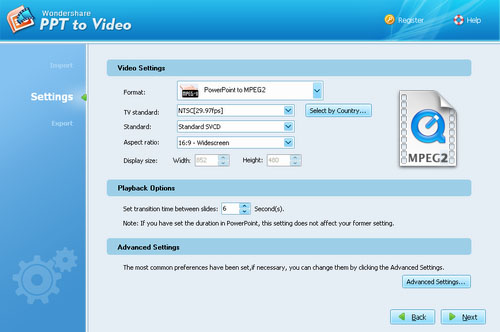 PPT to mpeg converter