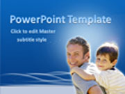Free Father's Day PowerPoint template  - PowerPoint Templates for FREE